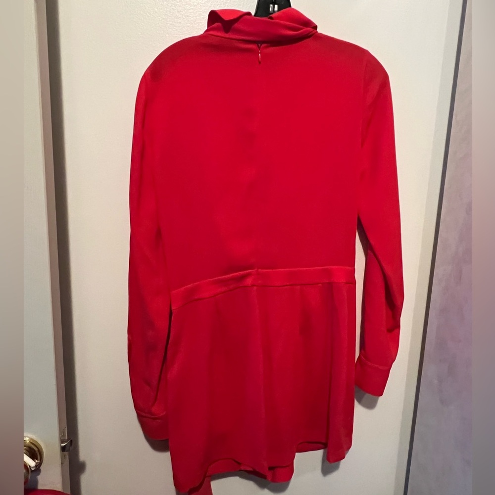 *FLASH SALE*BCBGMAXAZRIA red romper size XS - Picture 10 of 10